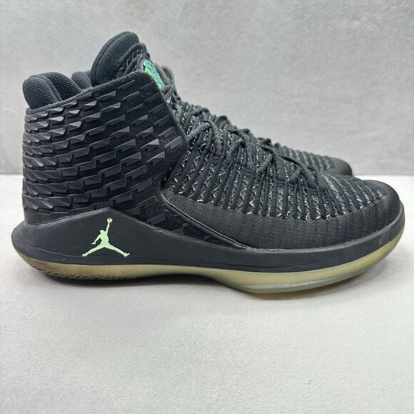 Mens Size 10 Air Jordan 32 XXXII Black Cat Shoes Black‎ Metallic Silver 2018